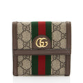 Gucci GG Supreme Ophidia French Wallet (SHF-4smeCs)