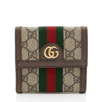 Gucci GG Supreme Ophidia French Wallet (SHF-4smeCs)