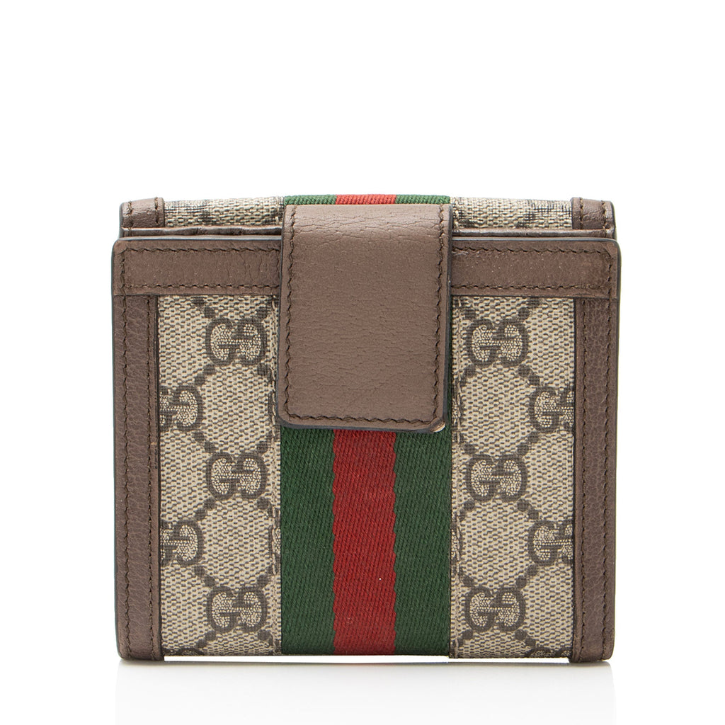 Gucci GG Supreme Ophidia French Wallet