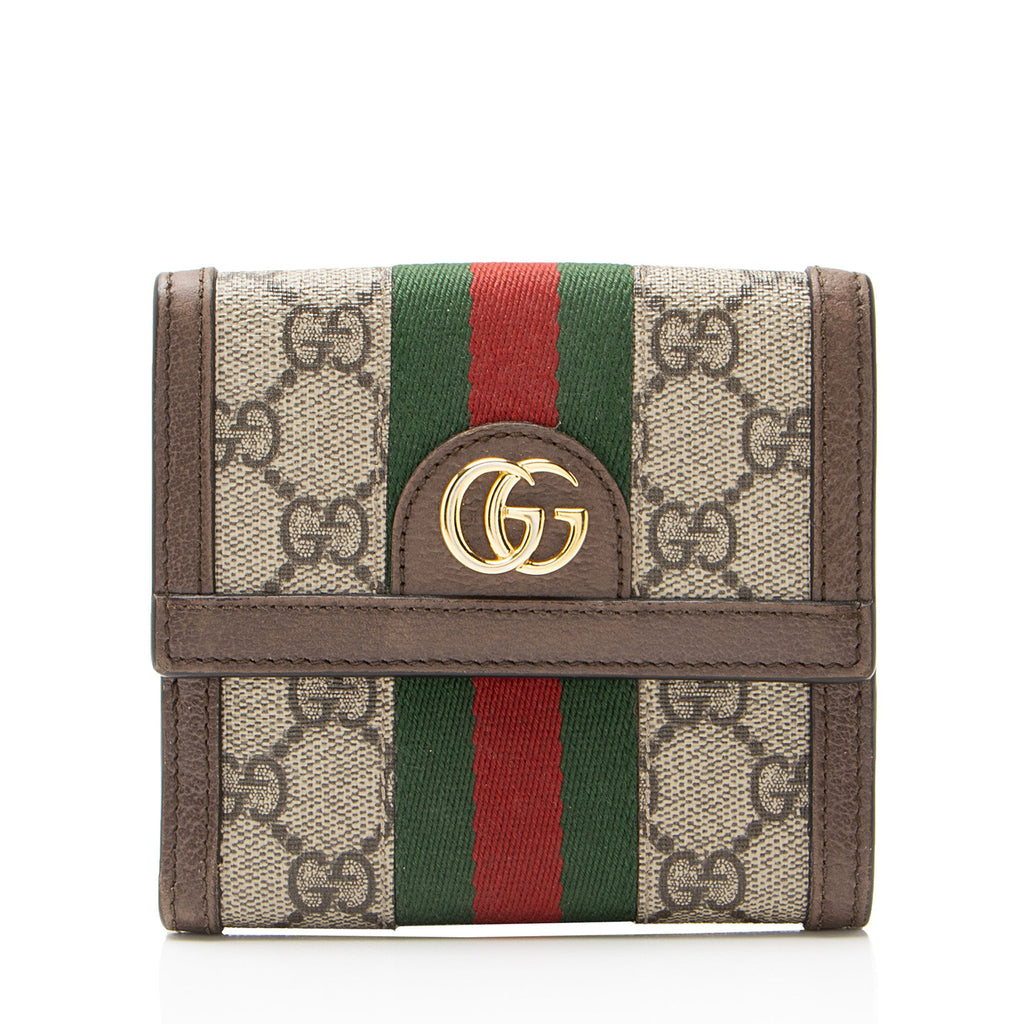 Gucci GG Supreme Ophidia French Wallet