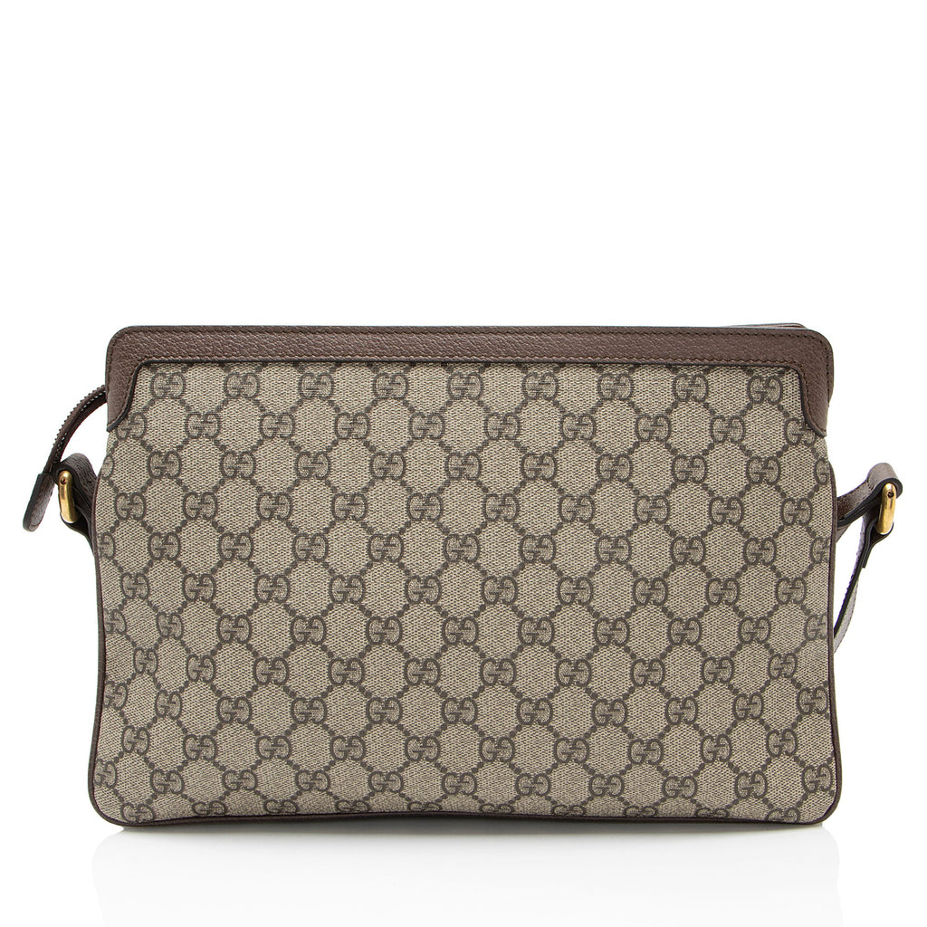 Gucci GG Supreme Ophidia Gusset Medium Crossbody