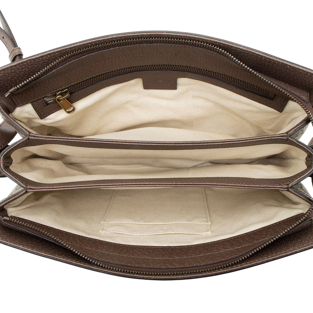 Gucci GG Supreme Ophidia Gusset Medium Crossbody