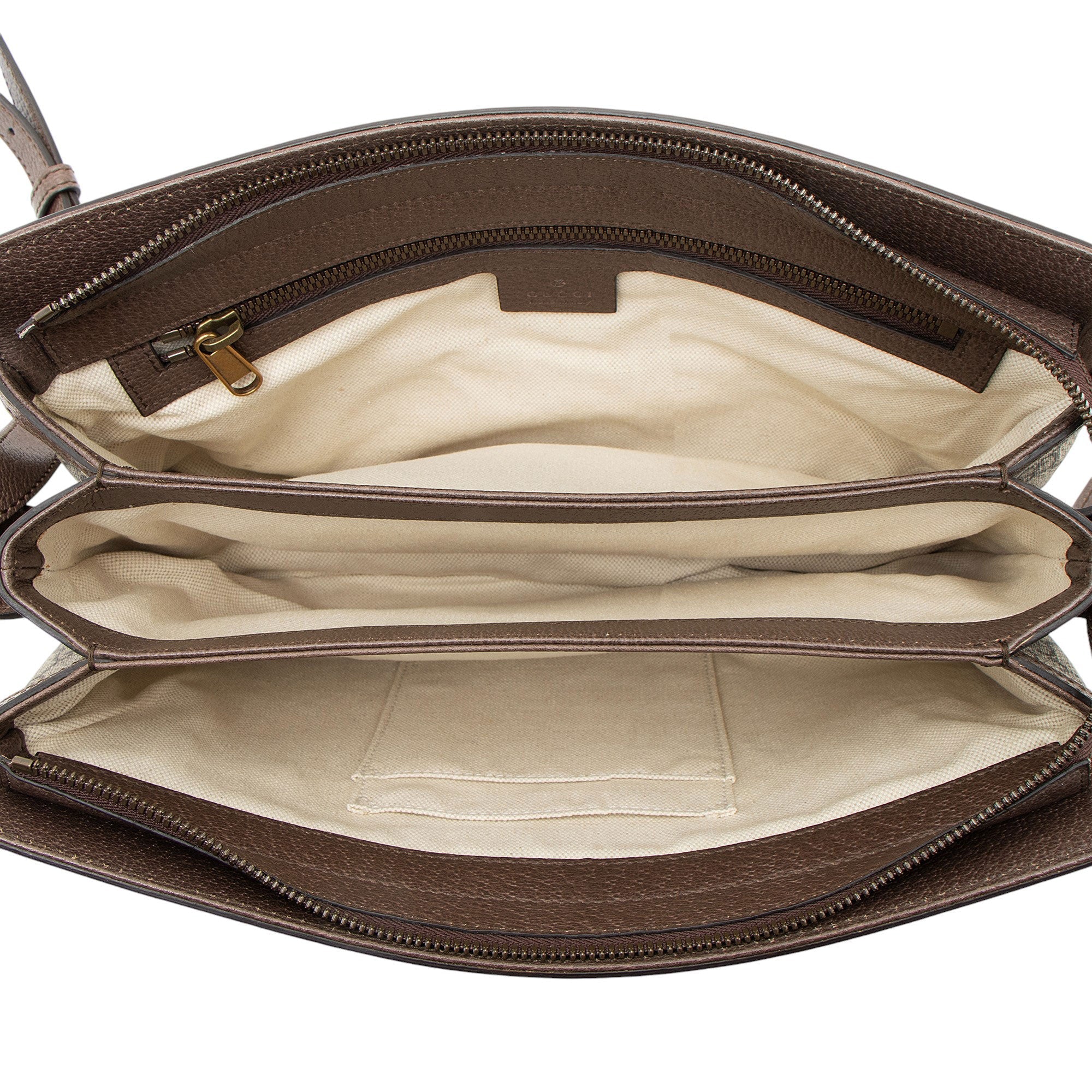 Gucci GG Supreme Ophidia Gusset Medium Crossbody