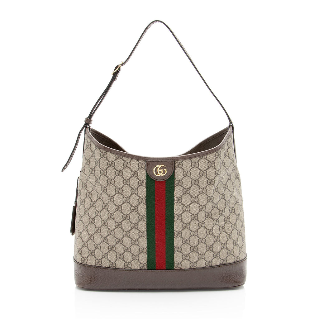 Gucci GG Supreme Ophidia Large Open Shoulder Bag