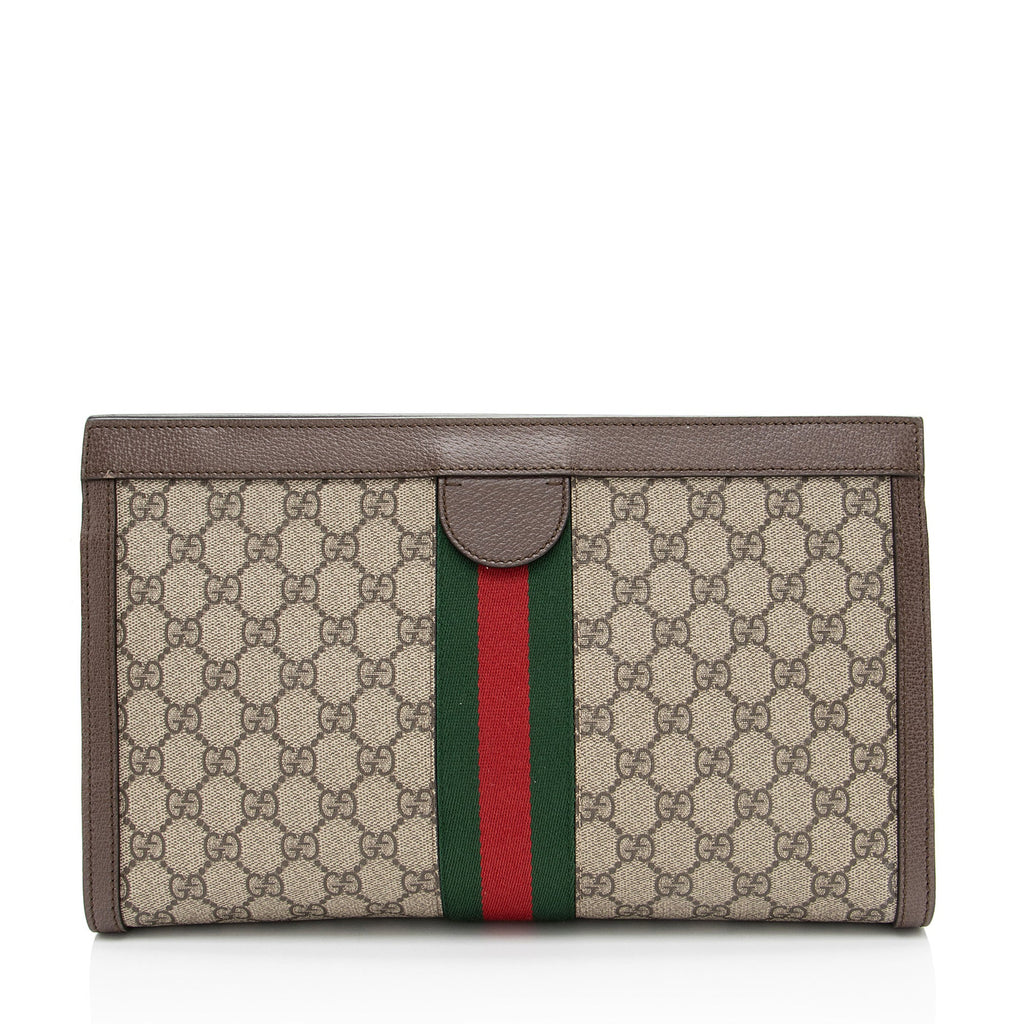 Gucci GG Supreme Ophidia Large Chain Shoulder Bag