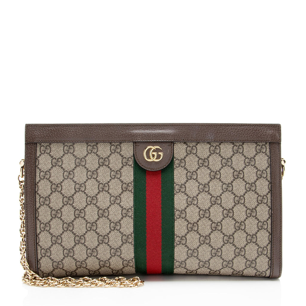Gucci GG Supreme Ophidia Large Chain Shoulder Bag