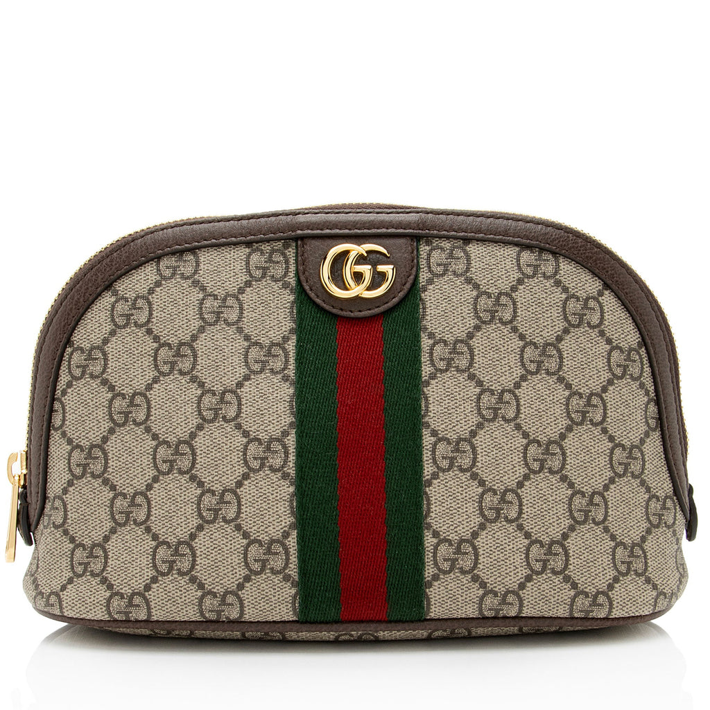 Gucci GG Supreme Ophidia Large Cosmetic Case (SHF-9i1FhG)