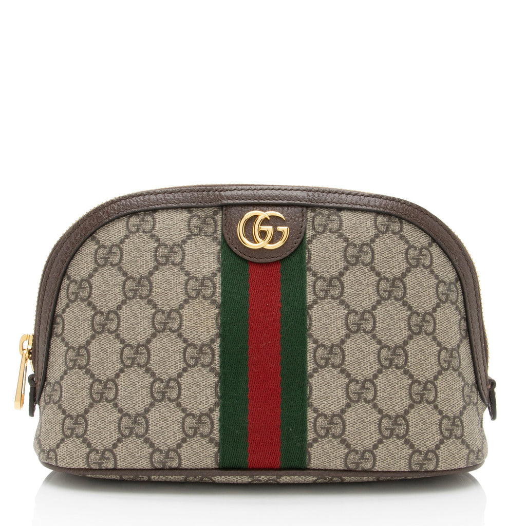 Gucci GG Supreme Ophidia Large Cosmetic Case (SHF-dLUGyE)