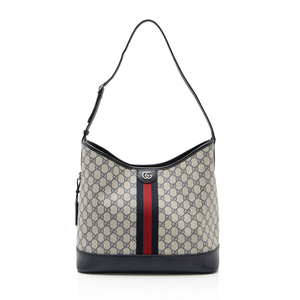 Gucci GG Supreme Ophidia Large Open Shoulder Bag