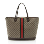 Gucci GG Supreme Ophidia Large Tote (SHF-bJk8DH)