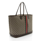 Gucci GG Supreme Ophidia Large Tote (SHF-bJk8DH)