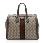Gucci GG Supreme Ophidia Large Zip Tote