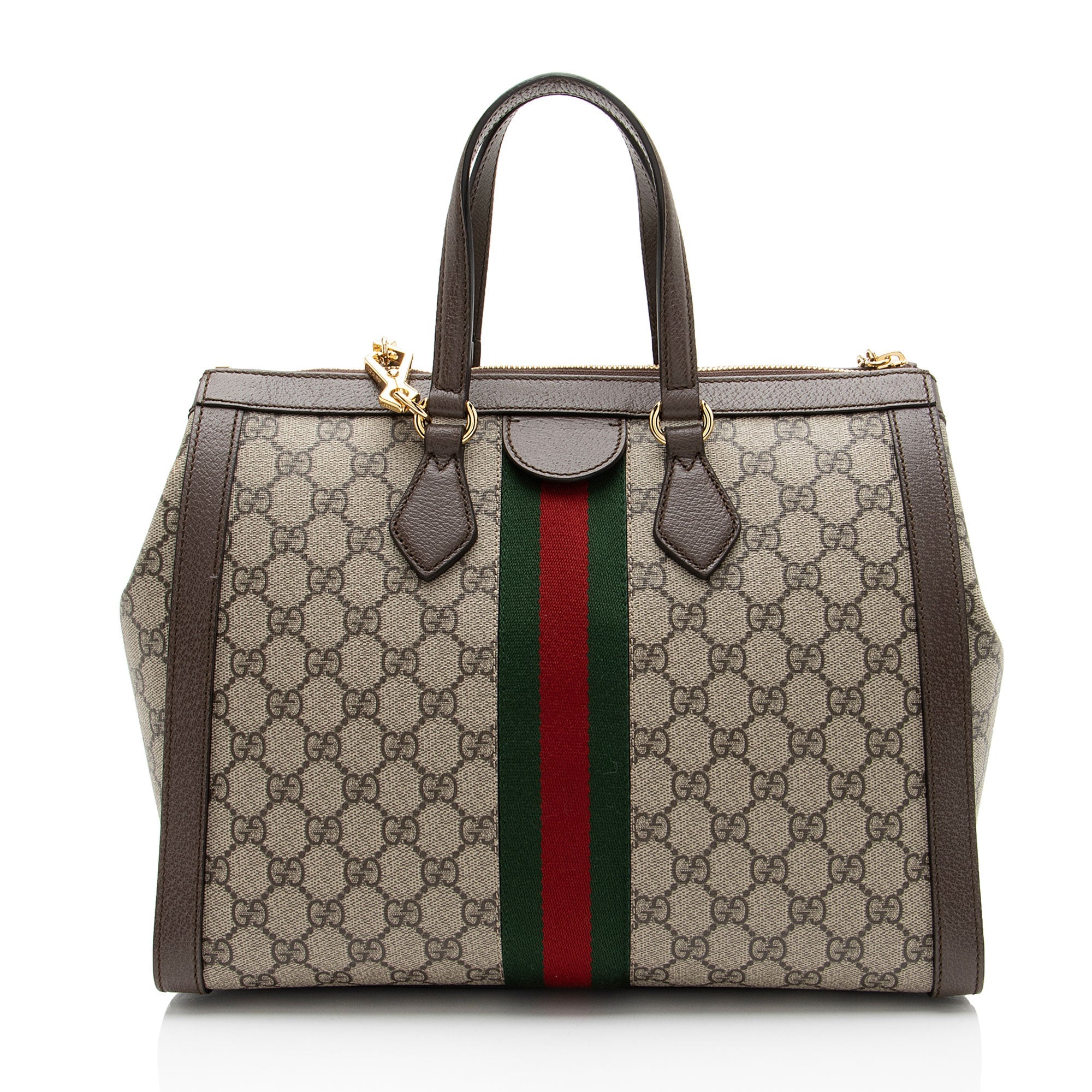 Gucci GG Supreme Ophidia Large Zip Tote