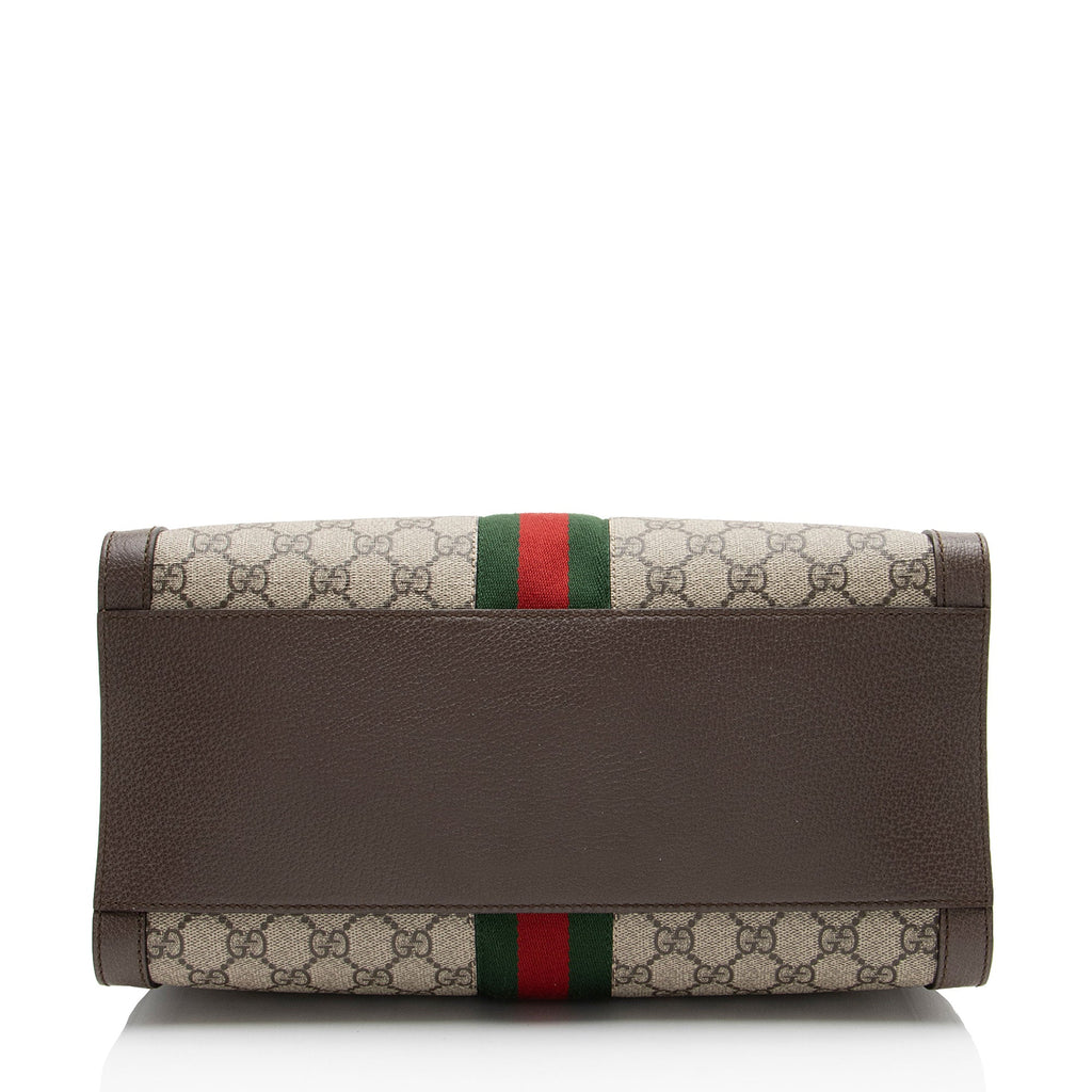 Gucci GG Supreme Ophidia Large Zip Tote
