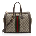 Gucci GG Supreme Ophidia Large Zip Tote