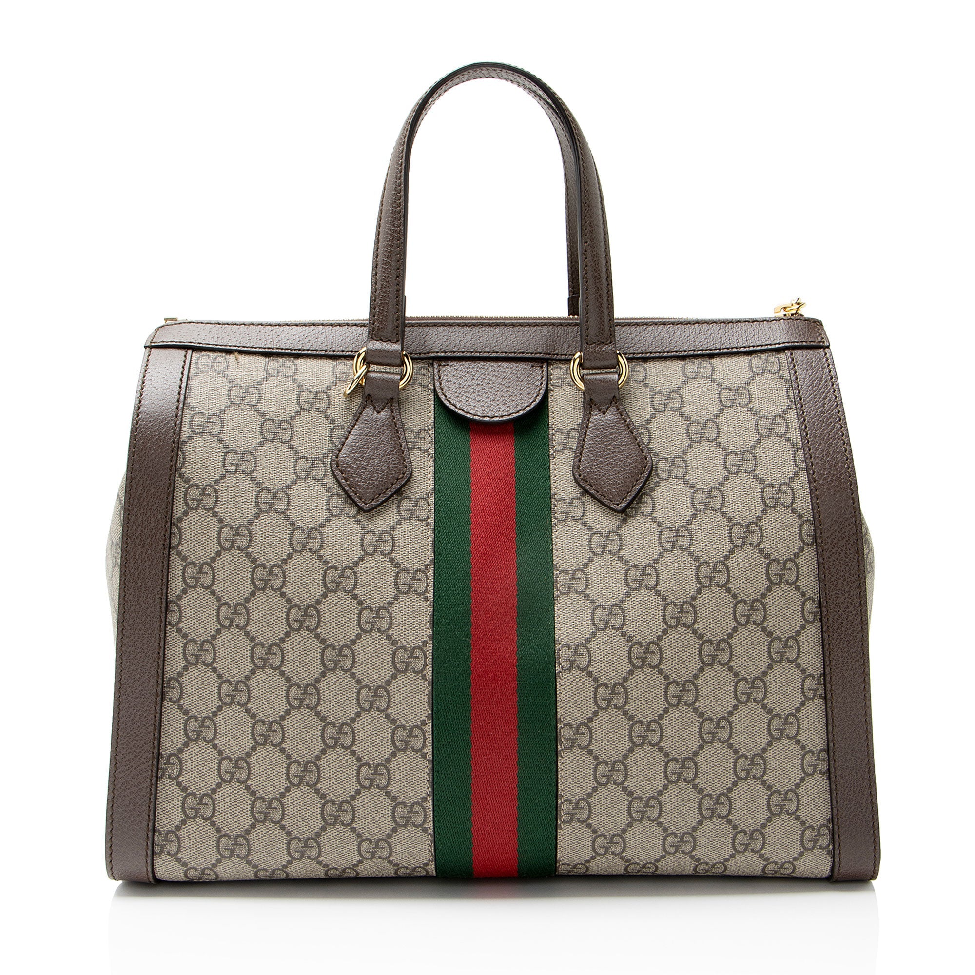 Gucci GG Supreme Ophidia Large Zip Tote