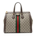 Gucci GG Supreme Ophidia Large Zip Tote
