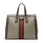 Gucci GG Supreme Ophidia Large Zip Tote