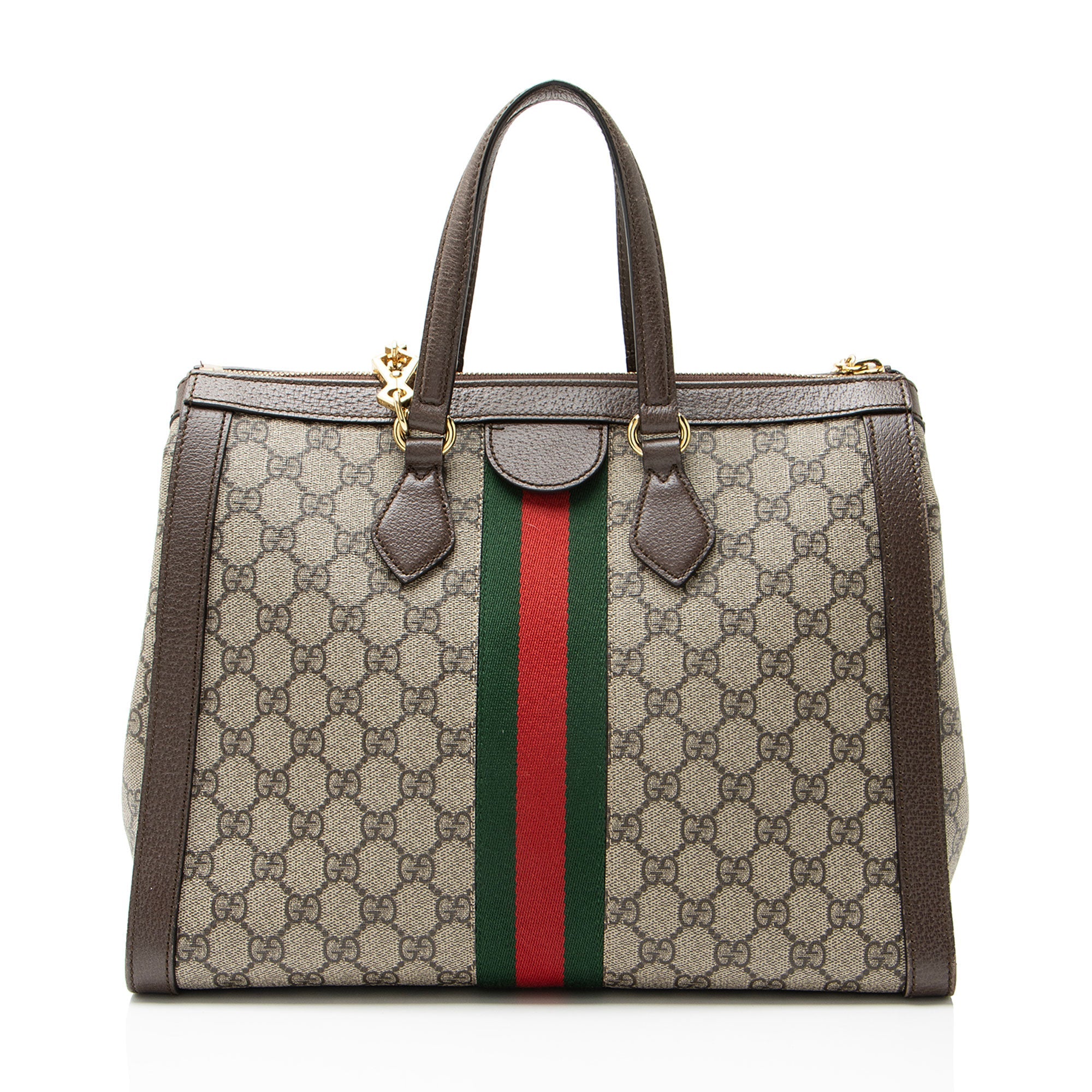 Gucci GG Supreme Ophidia Large Zip Tote