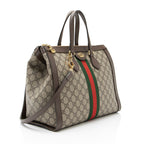 Gucci GG Supreme Ophidia Large Zip Tote
