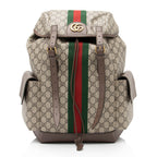 Gucci GG Supreme Ophidia Medium Backpack (SHF-23365)