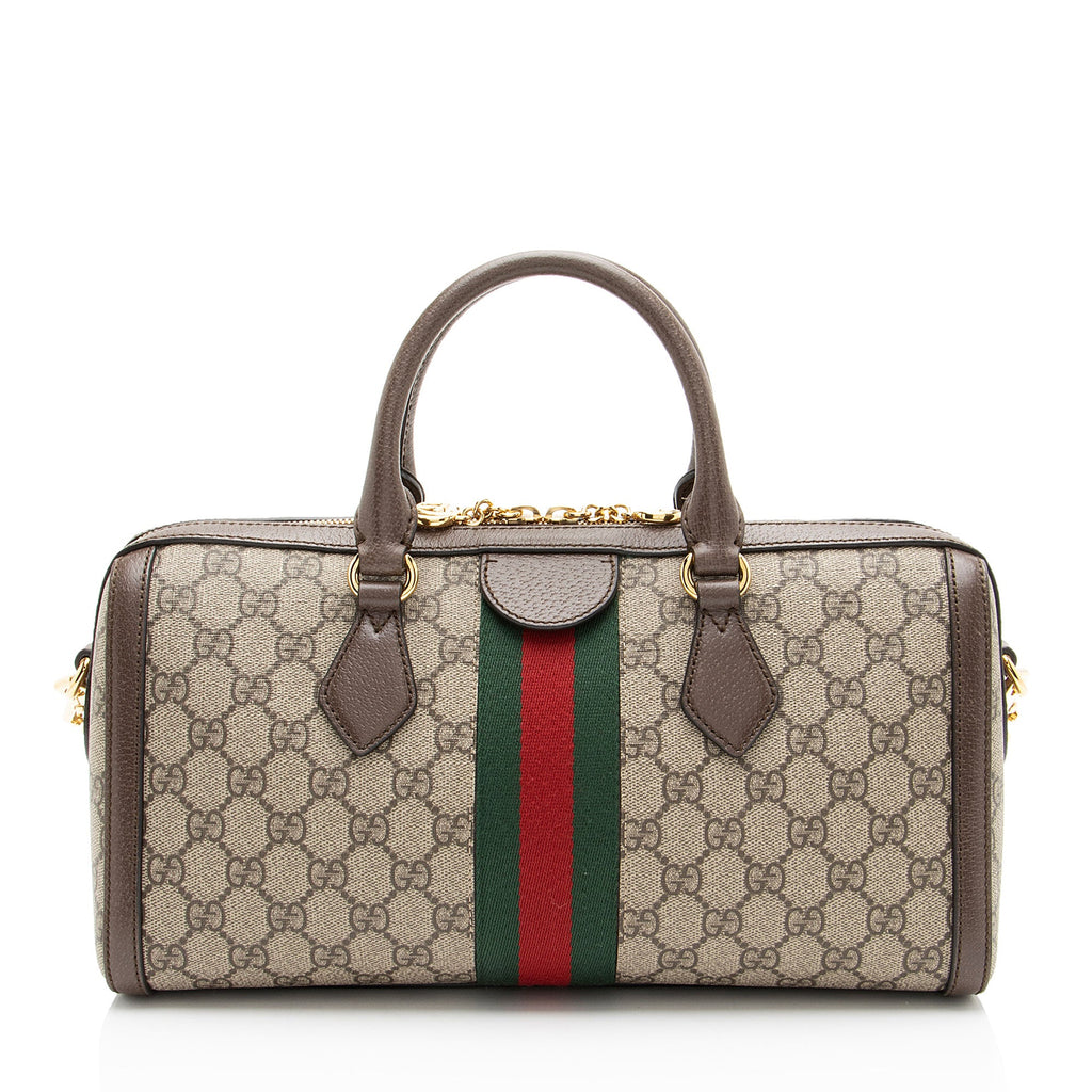 Gucci GG Supreme Ophidia Medium Boston Bag