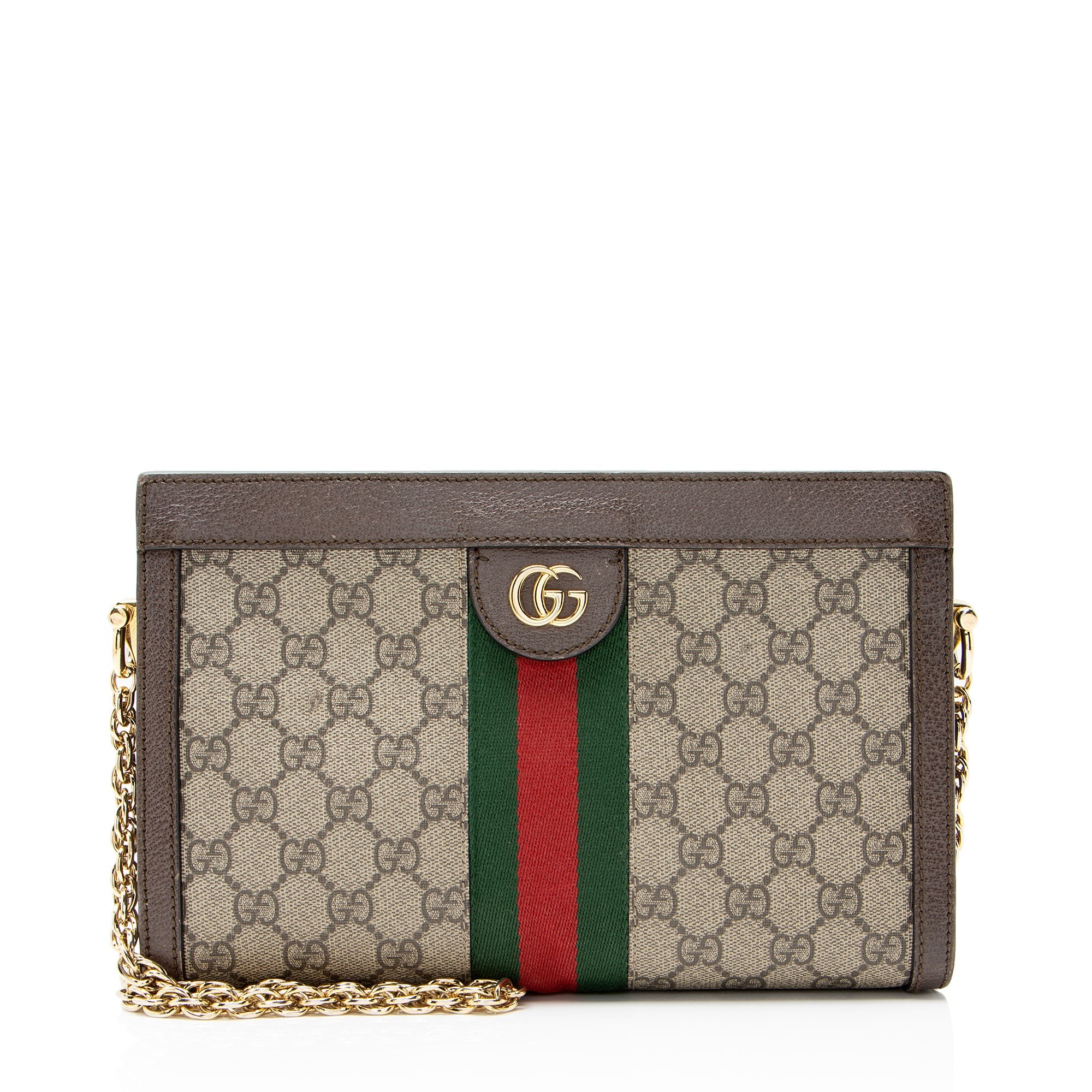 Gucci GG Supreme Ophidia Medium Chain Shoulder Bag