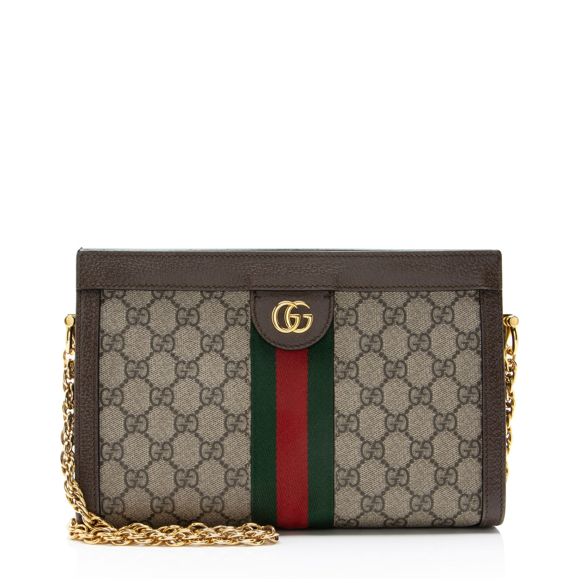 Gucci GG Supreme Ophidia Medium Chain Shoulder Bag