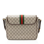 Gucci GG Supreme Ophidia Medium Flap Messenger