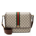 Gucci GG Supreme Ophidia Medium Flap Messenger
