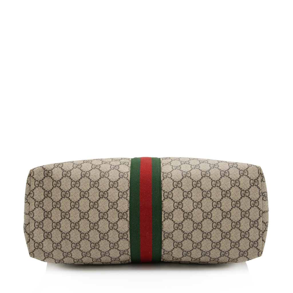 Gucci GG Supreme Ophidia Medium Shopping Tote (SHF-Kia2Dy)
