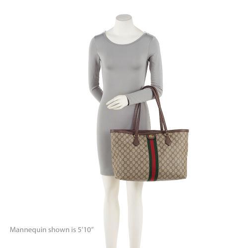 Gucci GG Supreme Ophidia Medium Shopping Tote (SHF-Kia2Dy)