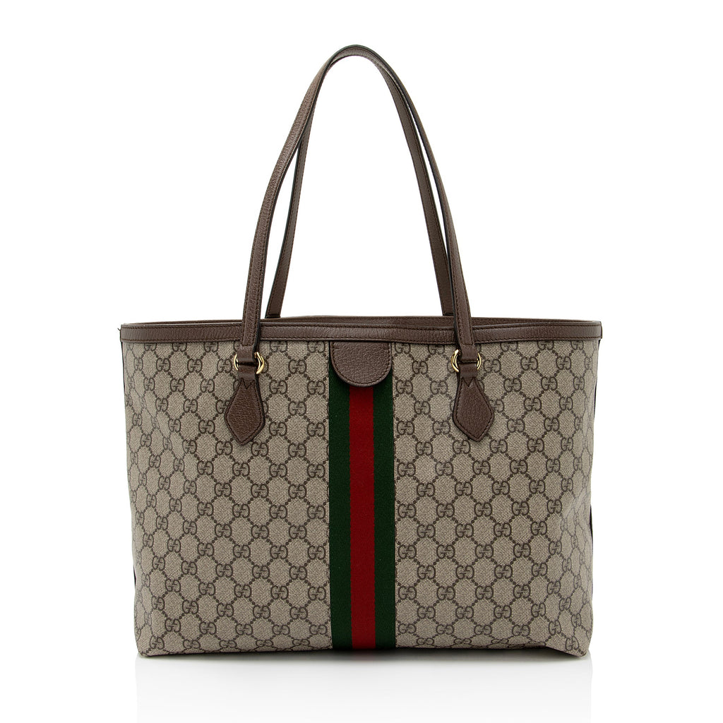 Gucci GG Supreme Ophidia Medium Shopping Tote (SHF-yZAR3z)