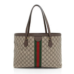 Gucci GG Supreme Ophidia Medium Shopping Tote (SHF-E1rgYn)