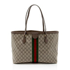 Gucci GG Supreme Ophidia Medium Shopping Tote (SHF-UYUvrt)