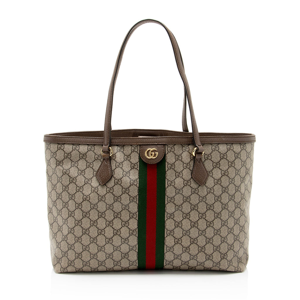 Gucci GG Supreme Ophidia Medium Shopping Tote (SHF-UYUvrt)