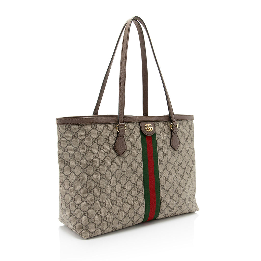 Gucci GG Supreme Ophidia Medium Shopping Tote