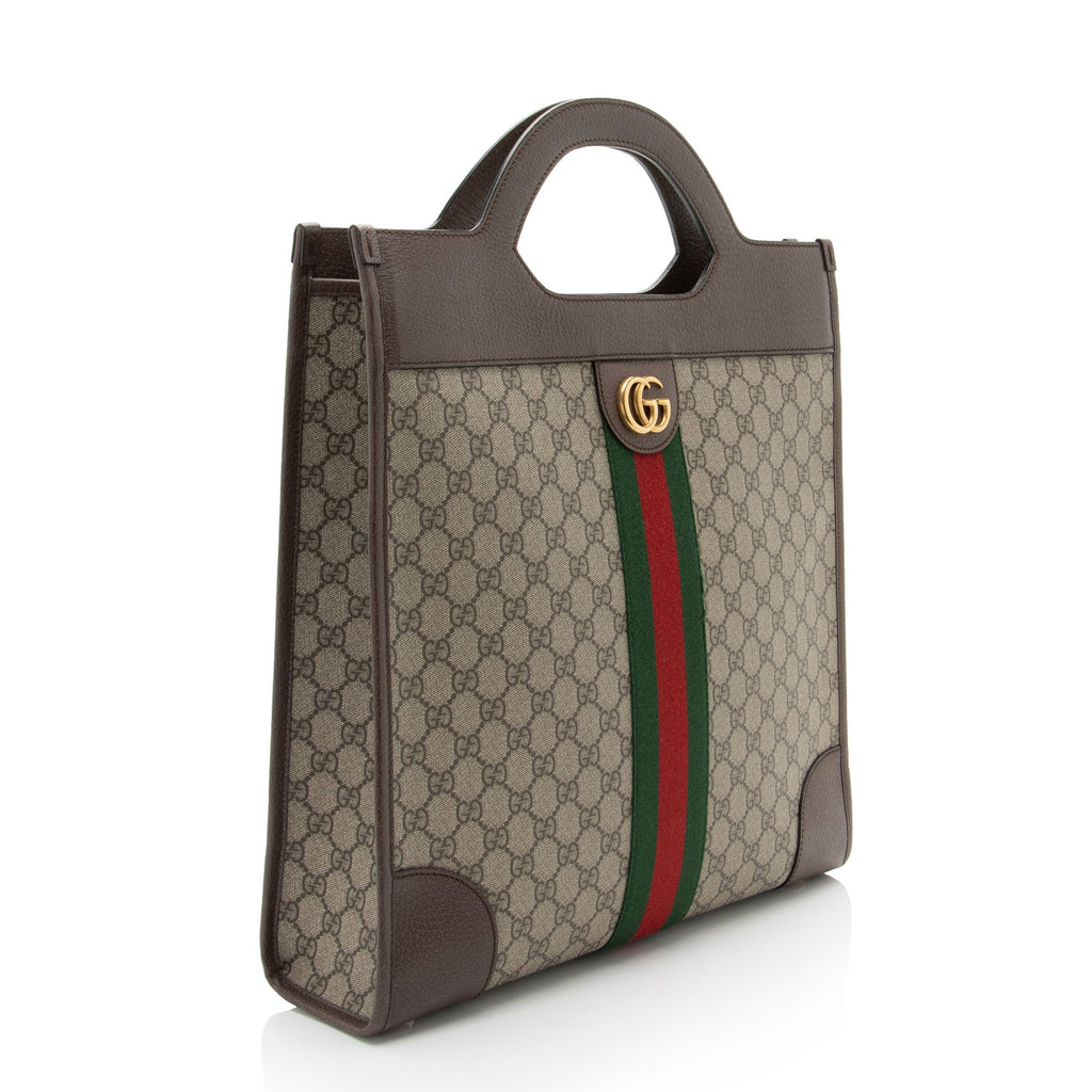 Gucci GG Supreme Ophidia Open Handle Tote