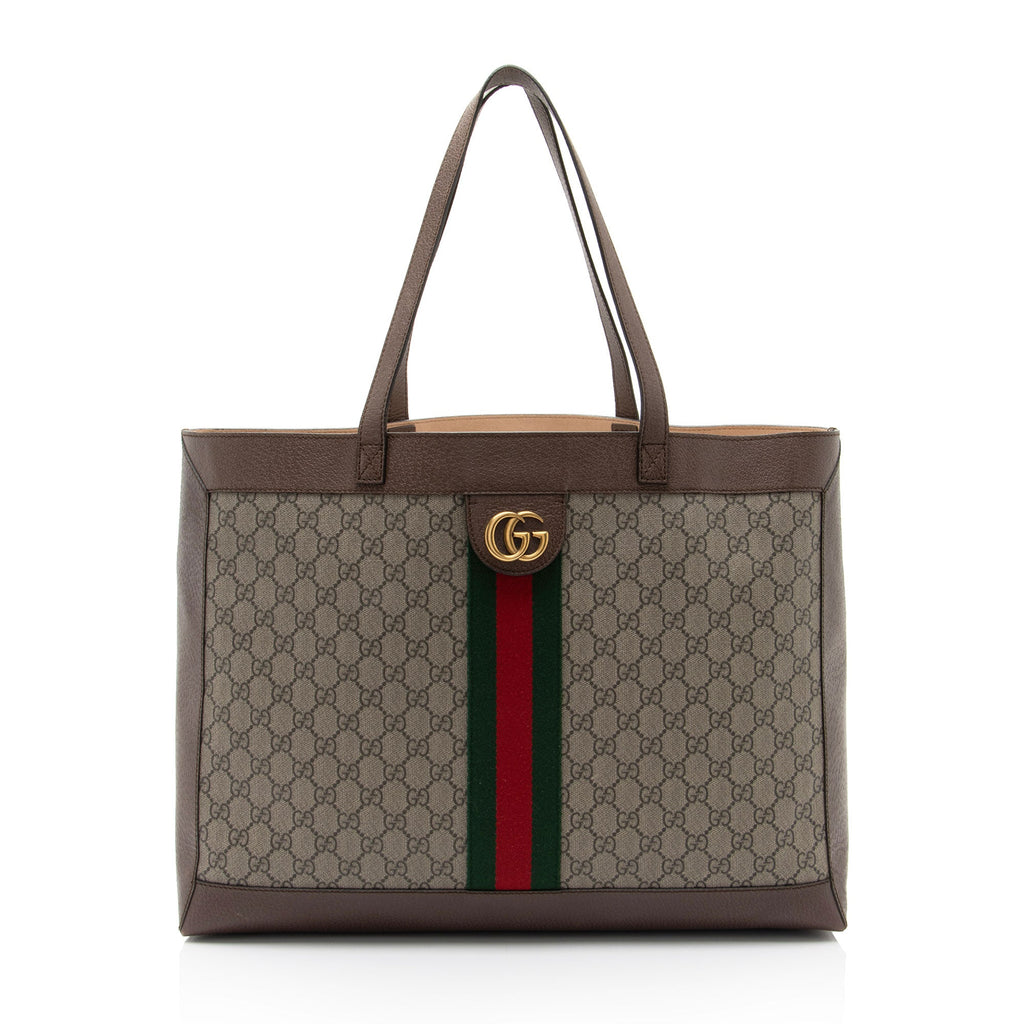 Gucci GG Supreme Ophidia Medium Soft Tote (SHF-Di8TWC)