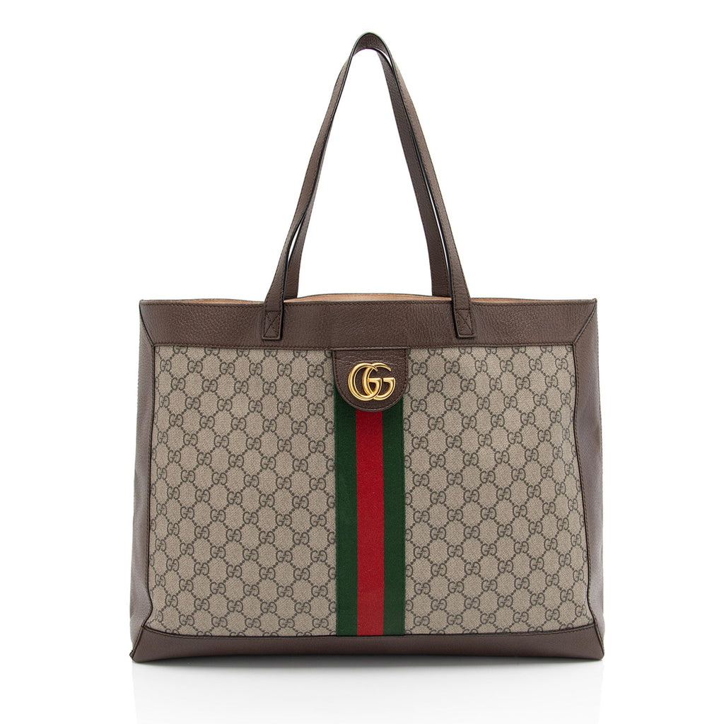 Gucci GG Supreme Ophidia Medium Soft Tote (SHF-VSoB9m)