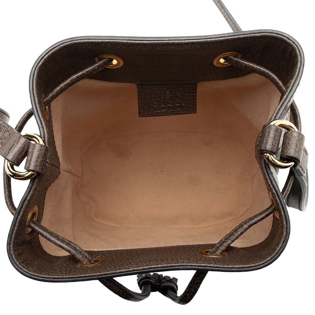 Gucci GG Supreme Ophidia Mini Bucket Bag (SHF-k7zhKJ)