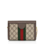 Gucci GG Supreme Ophidia Mini Chain Shoulder Bag (SHF-SgHmHl)