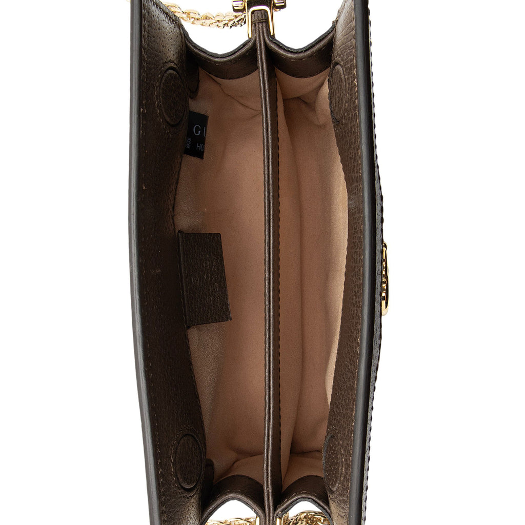 Gucci GG Supreme Ophidia Mini Chain Shoulder Bag (SHF-SgHmHl)