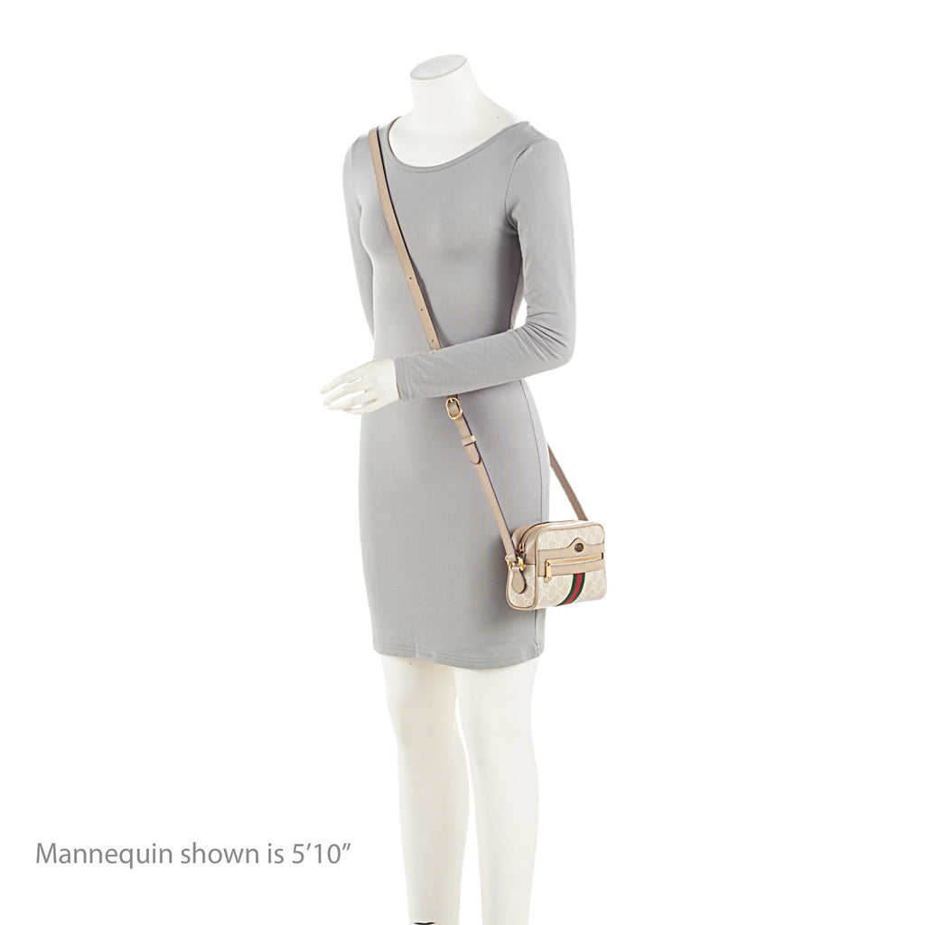 Gucci GG Supreme Ophidia Mini Shoulder Bag (SHF-QD74bF)