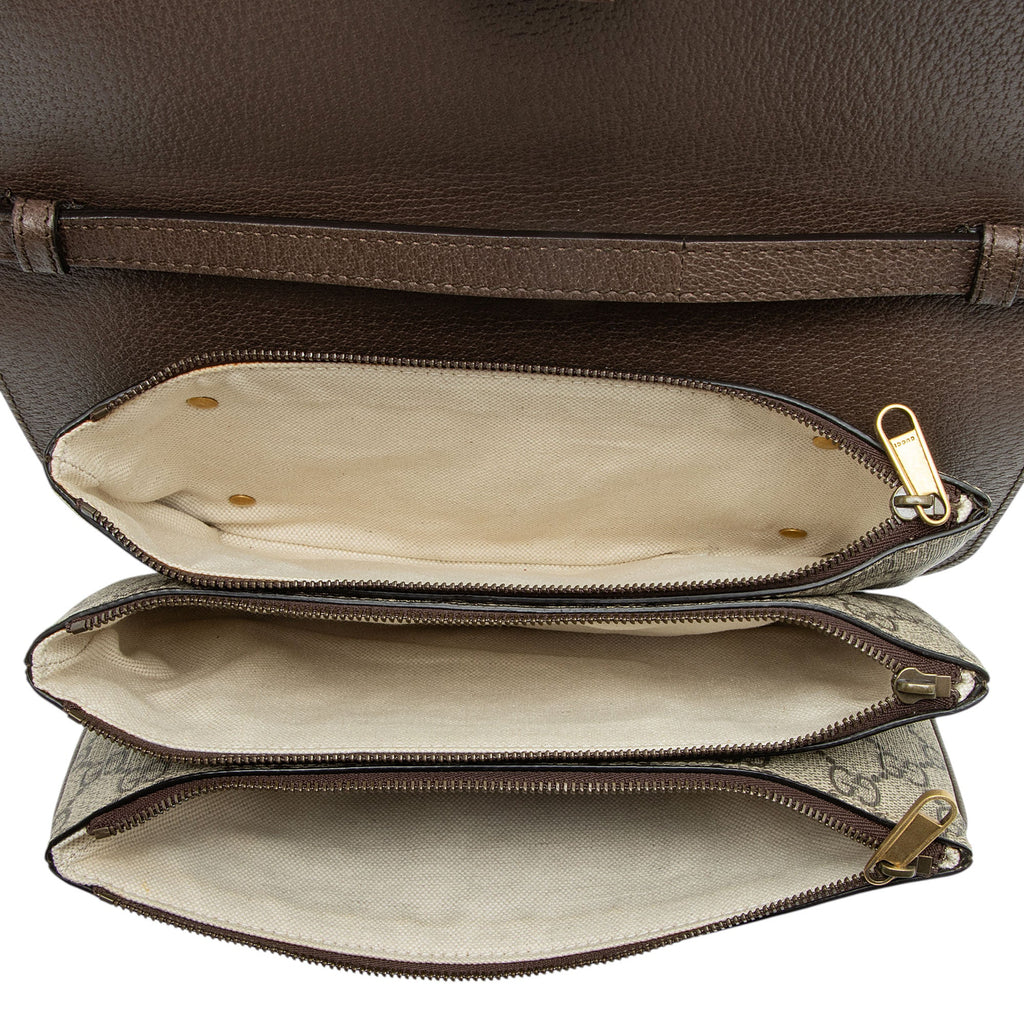 Gucci GG Supreme Ophidia New Acero Triple Messenger