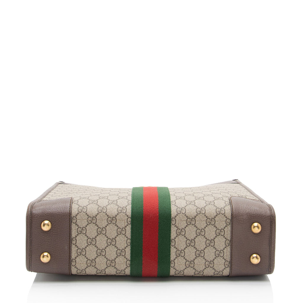 Gucci GG Supreme Ophidia Open Handle Tote