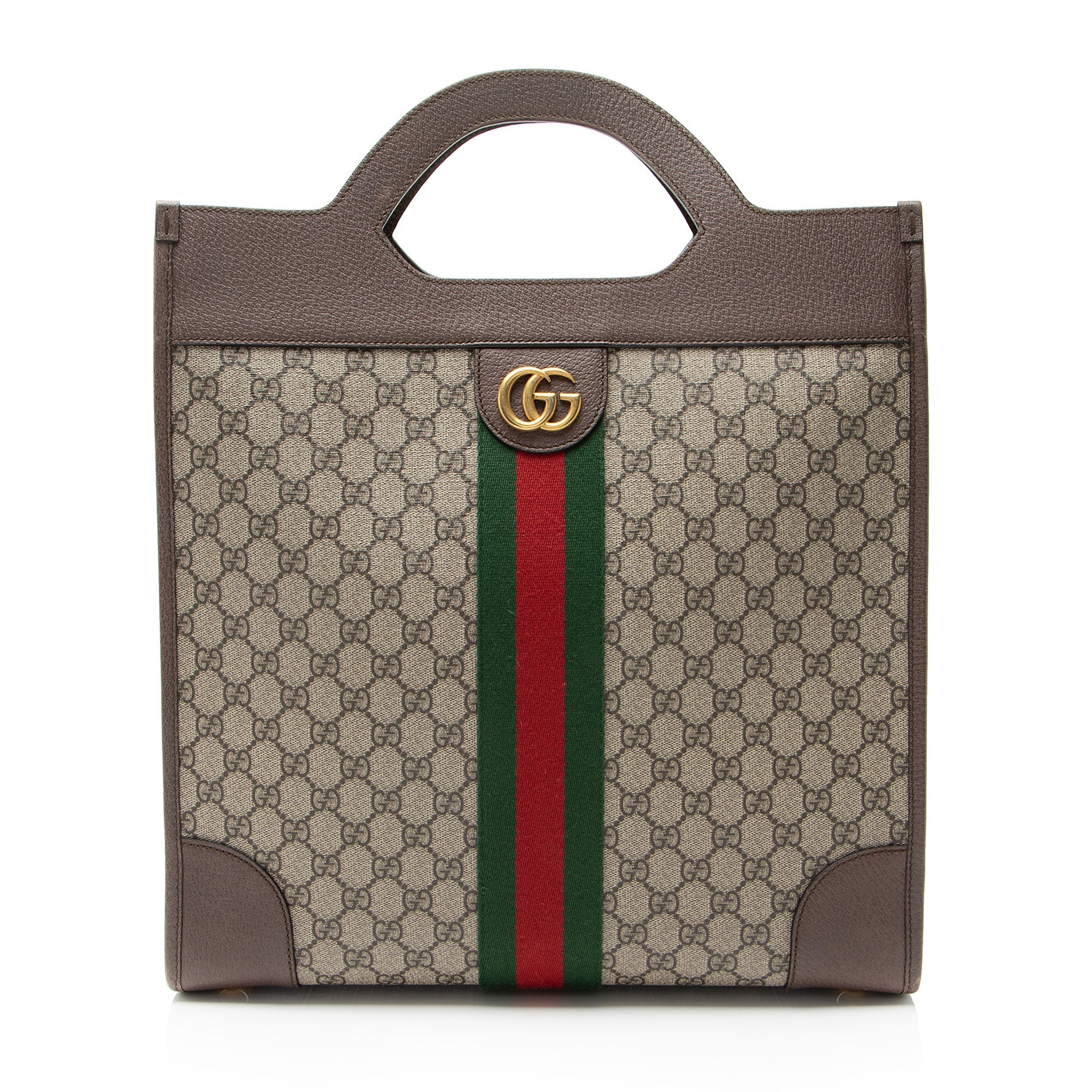 Gucci GG Supreme Ophidia Open Handle Tote