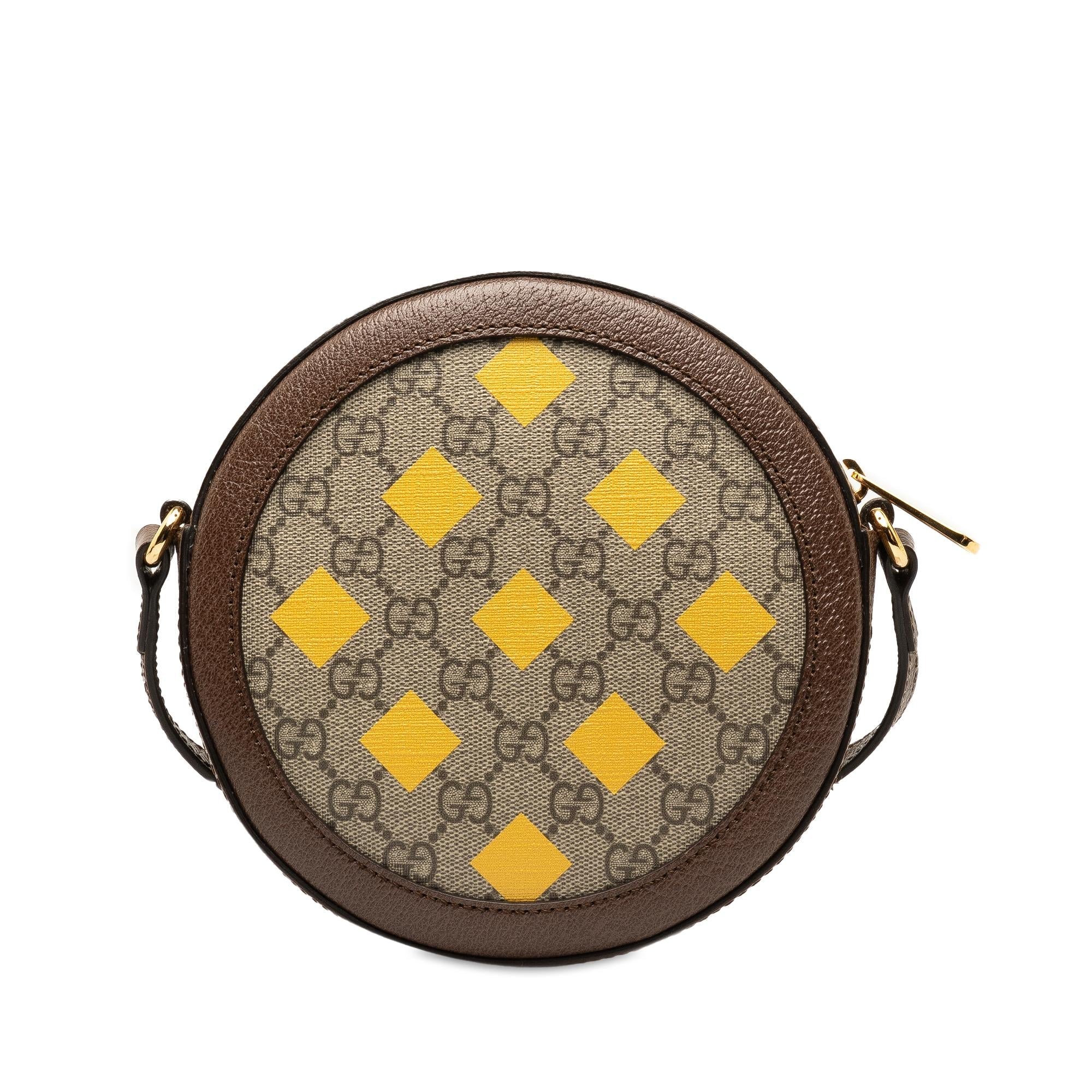 Gucci GG Supreme Ophidia Paint Round Crossbody (SHG-Ulg3nX)