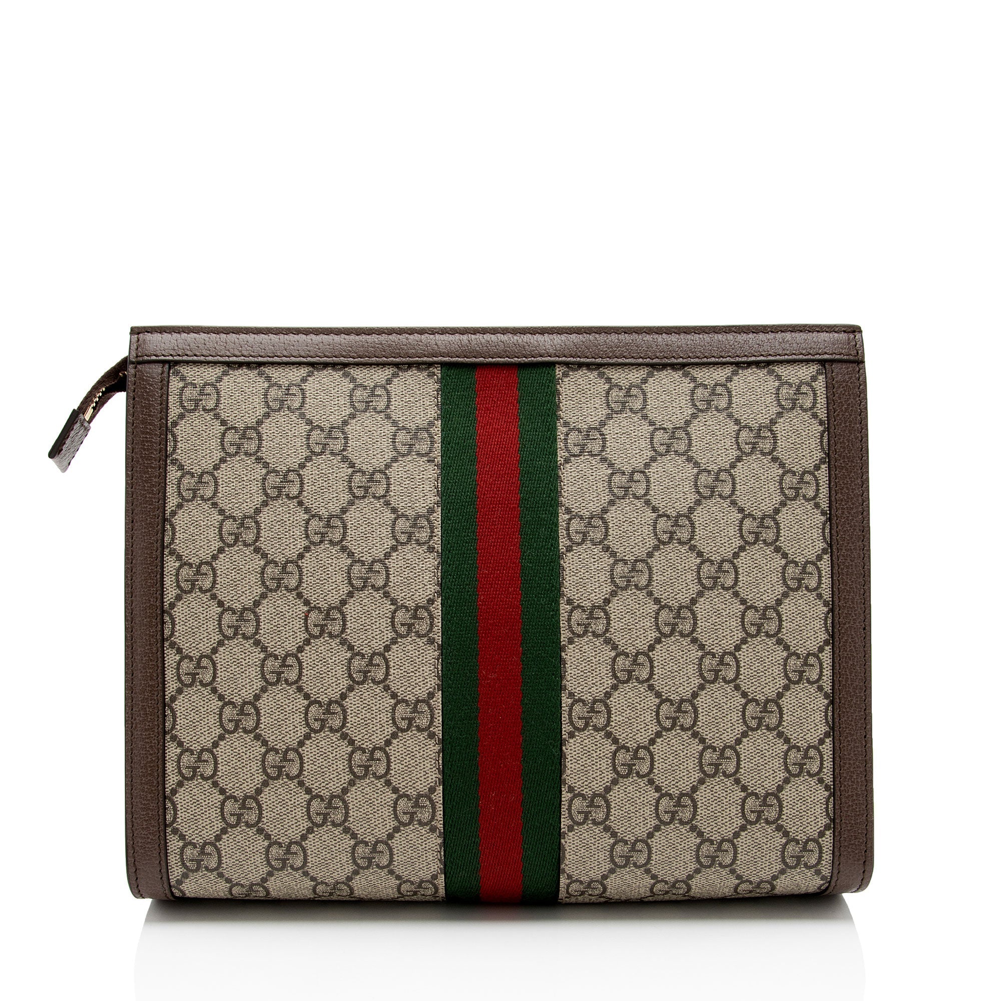 Gucci GG Supreme Ophidia Pouch (SHF-3cQwlt)