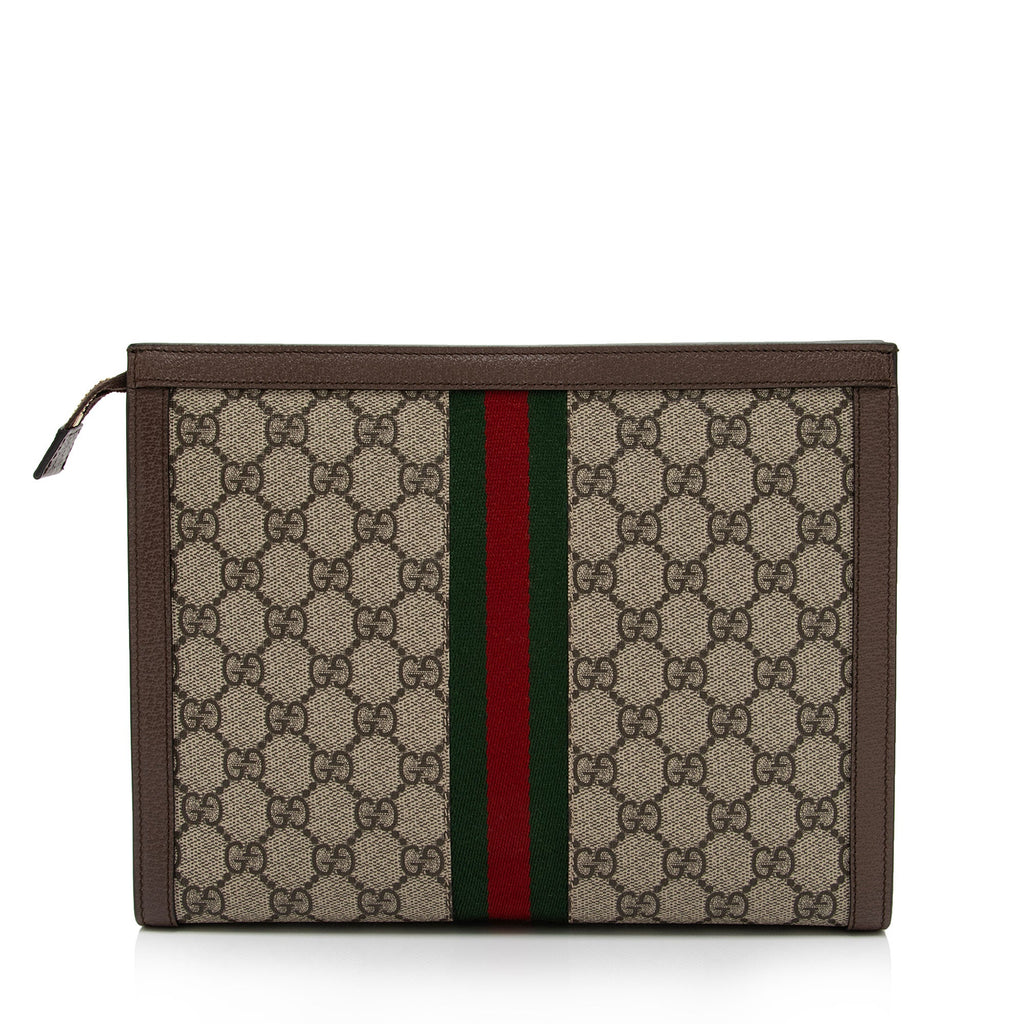 Gucci GG Supreme Ophidia Pouch (SHF-KSvN5n)